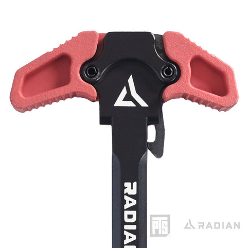 Charging Handle Radian Raptor-LT Ambidextrous  (AEG) V2 - Red PTS